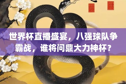 世界杯直播盛宴，八强球队争霸战，谁将问鼎大力神杯？