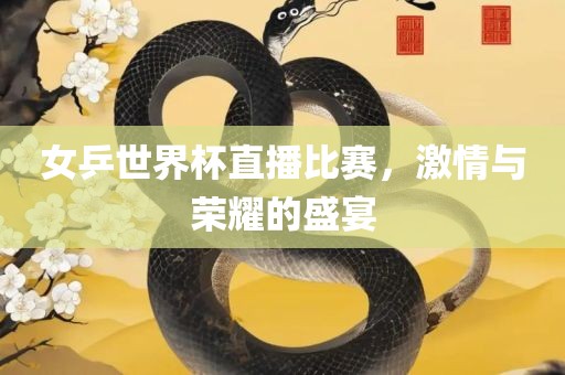 女乒世界杯直播比赛，激情与荣耀的盛宴