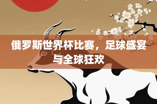 俄罗斯世界杯比赛，足球盛宴与全球狂欢
