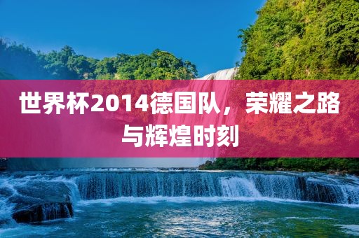 世界杯2014德国队，荣耀之路与辉煌时刻