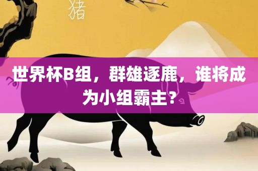 世界杯B组，群雄逐鹿，谁将成为小组霸主？