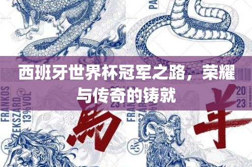 西班牙世界杯冠军之路，荣耀与传奇的铸就