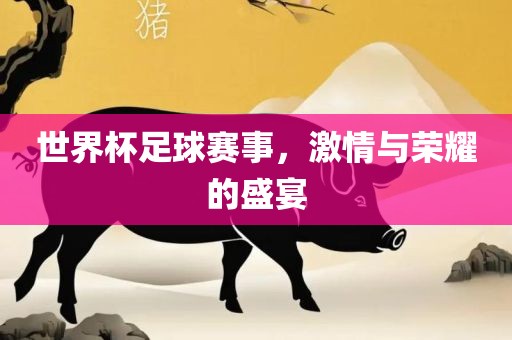世界杯足球赛事，激情与荣耀的盛宴