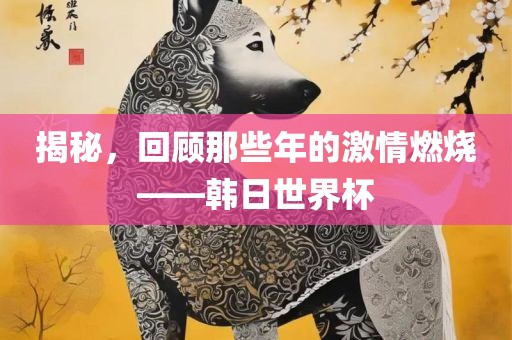 揭秘，回顾那些年的激情燃烧——韩日世界杯