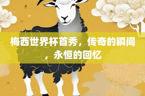 梅西世界杯首秀，传奇的瞬间，永恒的回忆