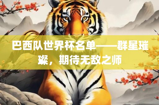巴西队世界杯名单——群星璀璨，期待无敌之师