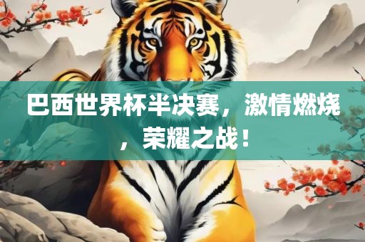 巴西世界杯半决赛，激情燃烧，荣耀之战！