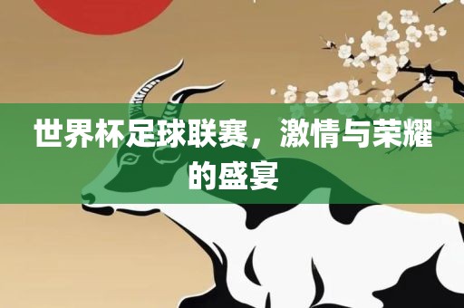 世界杯足球联赛，激情与荣耀的盛宴