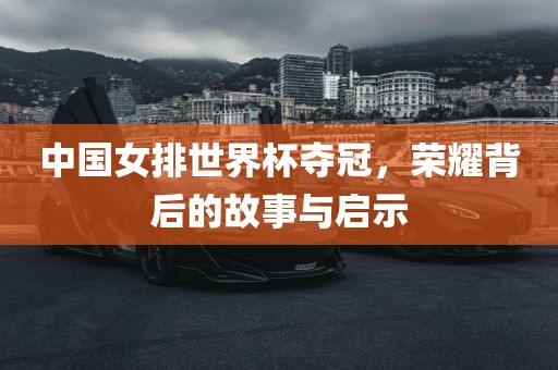 中国女排世界杯夺冠，荣耀背后的故事与启示