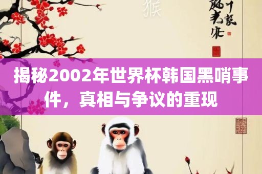 揭秘2002年世界杯韩国黑哨事件，真相与争议的重现