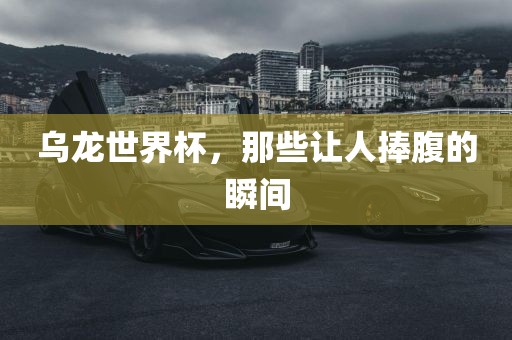 乌龙世界杯，那些让人捧腹的瞬间