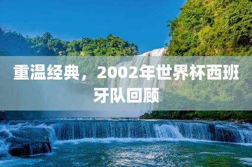 重温经典，2002年世界杯西班牙队回顾