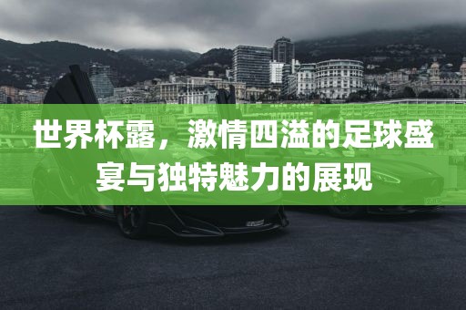 世界杯露，激情四溢的足球盛宴与独特魅力的展现