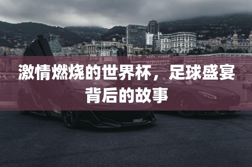 激情燃烧的世界杯，足球盛宴背后的故事