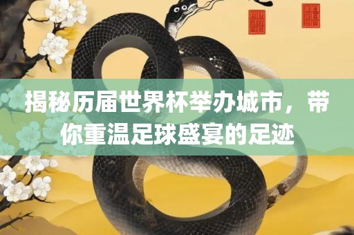 揭秘历届世界杯举办城市，带你重温足球盛宴的足迹