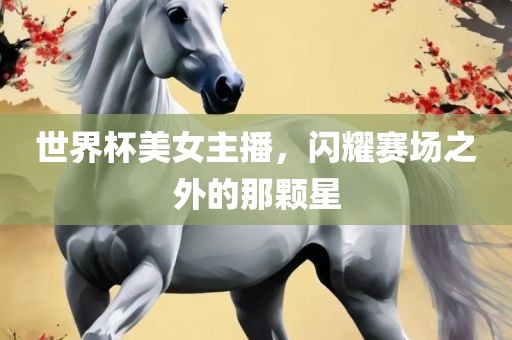 世界杯美女主播，闪耀赛场之外的那颗星