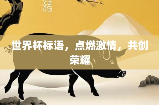 世界杯标语，点燃激情，共创荣耀