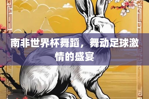 南非世界杯舞蹈，舞动足球激情的盛宴