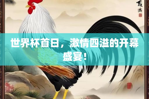 世界杯首日，激情四溢的开幕盛宴！