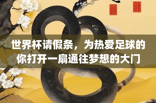 世界杯请假条，为热爱足球的你打开一扇通往梦想的大门