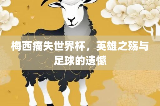 梅西痛失世界杯，英雄之殇与足球的遗憾