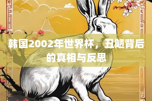 韩国2002年世界杯，丑陋背后的真相与反思