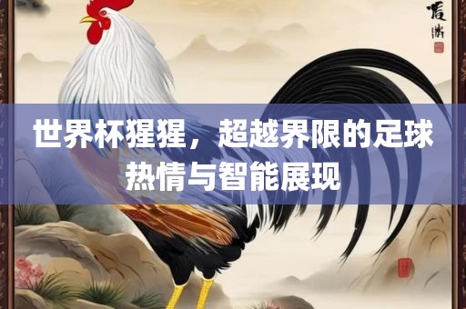 世界杯猩猩，超越界限的足球热情与智能展现