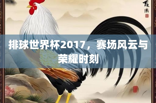 排球世界杯2017，赛场风云与荣耀时刻
