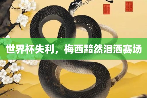 世界杯失利，梅西黯然泪洒赛场