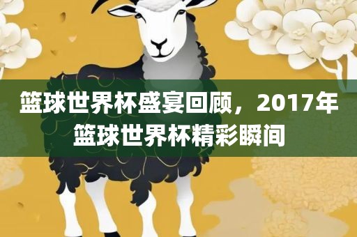篮球世界杯盛宴回顾，2017年篮球世界杯精彩瞬间