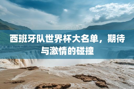 西班牙队世界杯大名单，期待与激情的碰撞