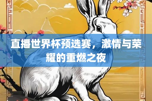 直播世界杯预选赛，激情与荣耀的重燃之夜