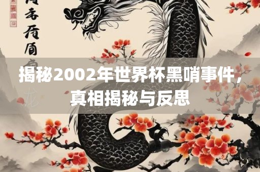 揭秘2002年世界杯黑哨事件，真相揭秘与反思