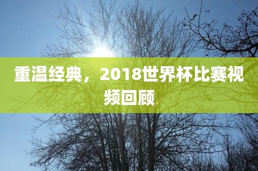 重温经典，2018世界杯比赛视频回顾