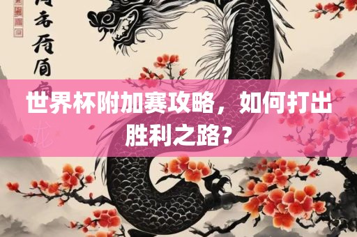 世界杯附加赛攻略，如何打出胜利之路？