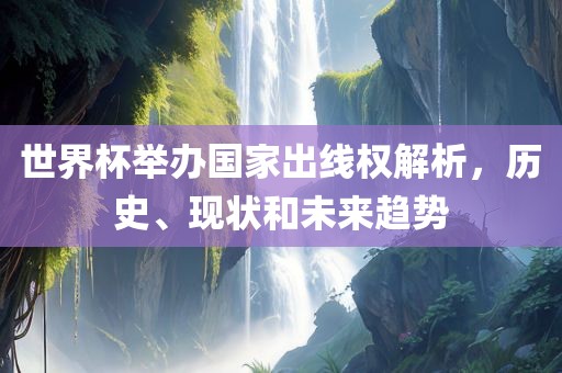 世界杯举办国家出线权解析，历史、现状和未来趋势