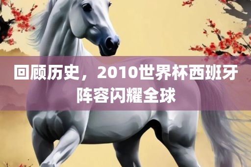 回顾历史，2010世界杯西班牙阵容闪耀全球