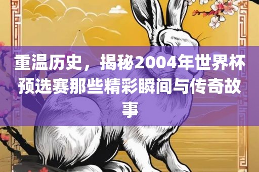 重温历史，揭秘2004年世界杯预选赛那些精彩瞬间与传奇故事