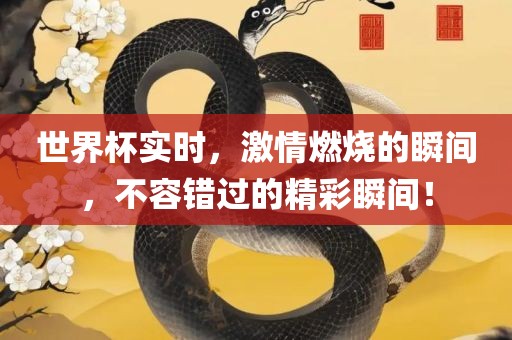 世界杯实时，激情燃烧的瞬间，不容错过的精彩瞬间！