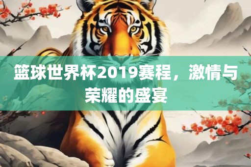 篮球世界杯2019赛程，激情与荣耀的盛宴